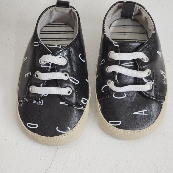 Black and White Kids Shoes - Picture 1 of 5